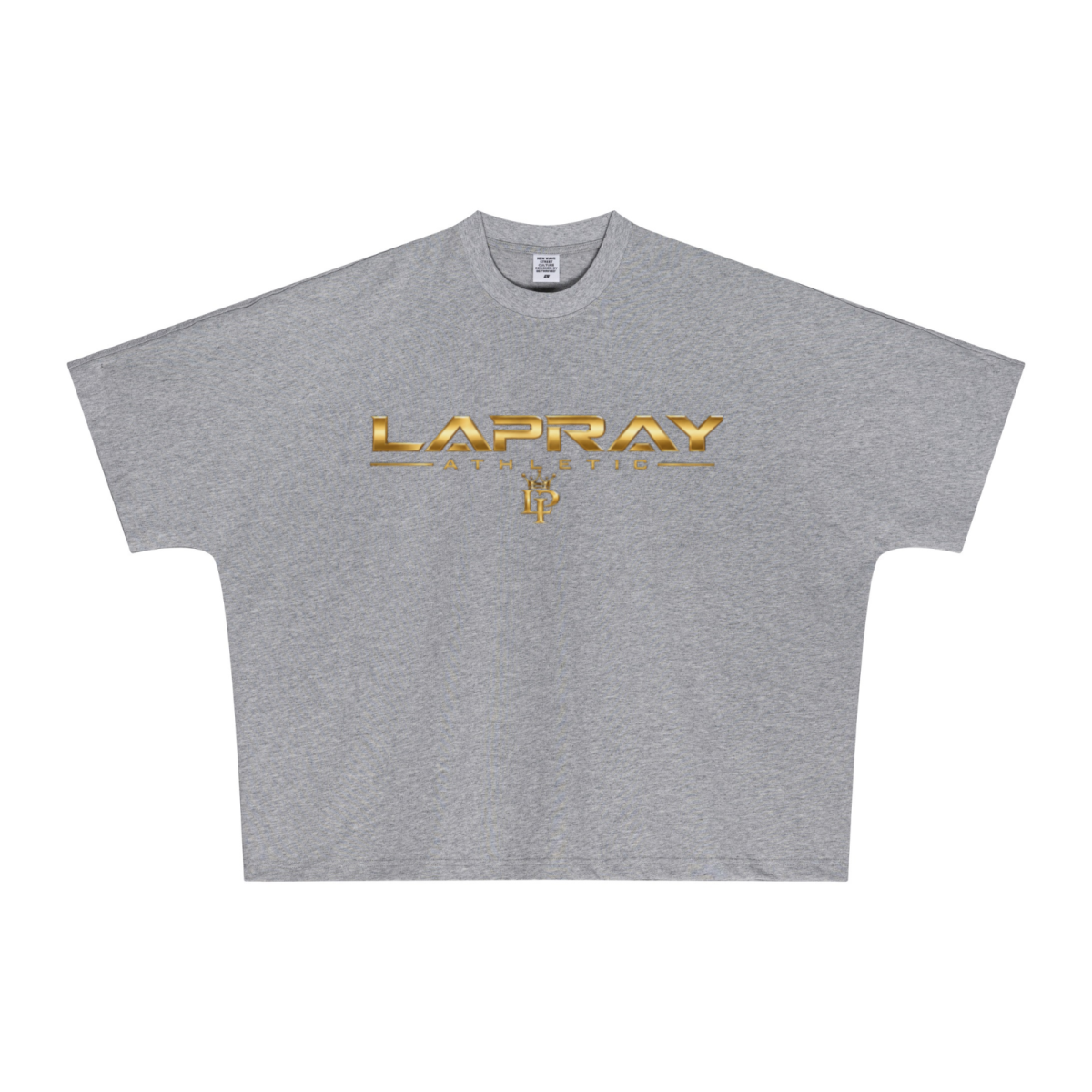 270GSM Unisex Batwing Sleeve T-shirt Heathered gray
